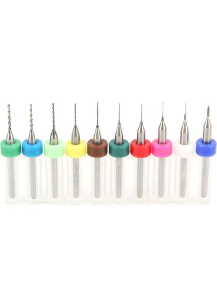 10 Adet Matkap Ucu Düz Saplı Tungsten Çelik Yumruk Aracı 0.1-1mm Zcr (Yurt Dışından)