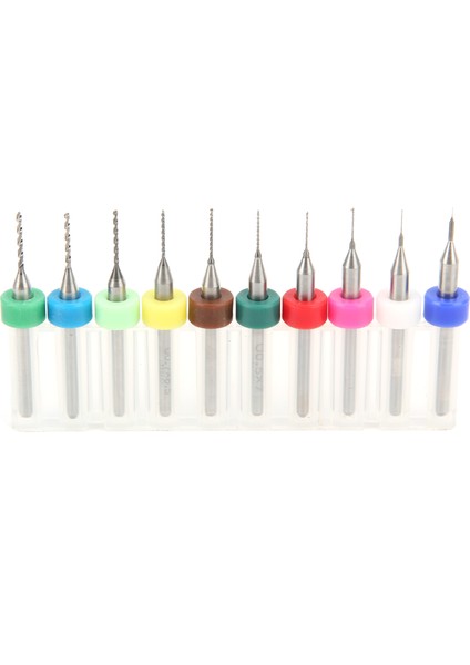10 Adet Matkap Ucu Düz Saplı Tungsten Çelik Yumruk Aracı 0.1-1mm Zcr (Yurt Dışından)
