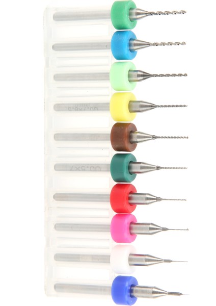 10 Adet Matkap Ucu Düz Saplı Tungsten Çelik Yumruk Aracı 0.1-1mm Zcr (Yurt Dışından)