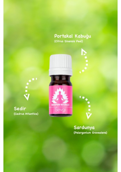 Love ( Sevgi ) Karışım Yağı - 5 ml Dişil Enerji Arttırıcı