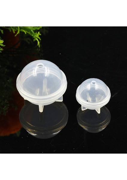 Takı Çiçek Örneği Için Yuvarlak Küre Silikon Reçine Kalıp Epoksi Topu - Şeffaf 20MM (Yurt Dışından) fırsatları