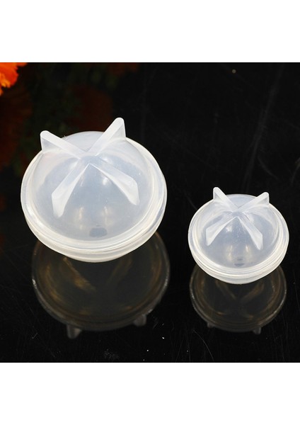 Takı Çiçek Örneği Için Yuvarlak Küre Silikon Reçine Kalıp Epoksi Topu - Şeffaf 20MM (Yurt Dışından) indirimleri