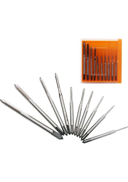 10 Adet/takım M1-M3.5 Mini Metrik Çelik El Vida Konu Musluklar Saat Tamir Araçları (Yurt Dışından)