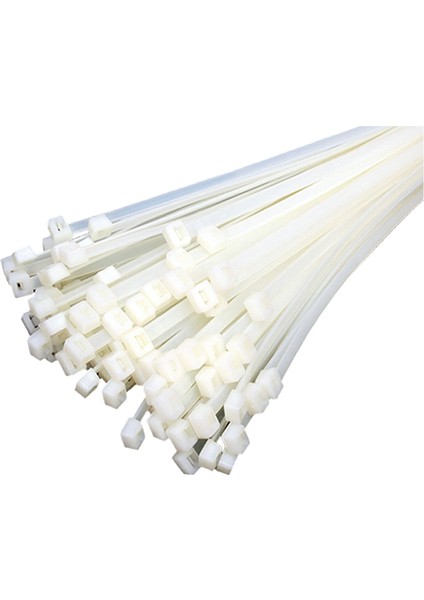 Kablo Bağları Kablo Bağı Sargıları / Fermuarlı Bağlar Renk:beyaz BOYUT:140 mm x 2,5 mm 50 Adet (Yurt Dışından) fiyatları