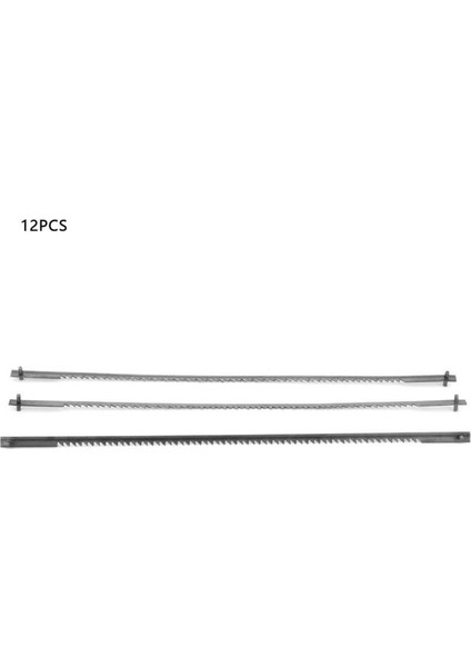 Dekupaj Bıçağı 12 Adet Dekupaj Testere 15 Diş Ahşap Metal Kesme Için Yüksek Sertlik Karbon Çelik 132MM (Yurt Dışından) fiyatları