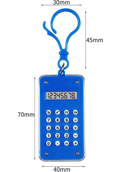 Öğrenci Elektronik Hesap Makinesi Kolye Anahtarlık Sert Plastik Muhafaza Rakamları Sevıch (Yurt Dışından) modelleri
