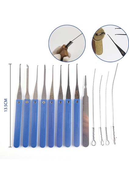 13 Adet/takım Kilit Tamir Seçimi Profesyonel Kırık Anahtar Aracı Çilingir Tedarik Podazz Kaldırmak (Yurt Dışından)