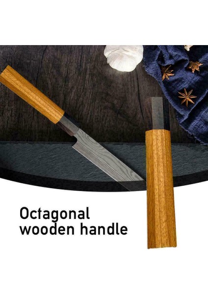 Dıy Boş Japon Mutfak Bıçakları Şef Bıçağı Yedek Sekizgen Ahşap Saplı (Yurt Dışından) fırsatları