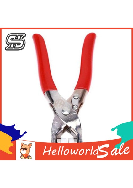 Helloworld Raptiye Yapış Pense 9.5mm Düğme Elbise Zanaat Düğmeleri Basın Sabitleme Aracı (Yurt Dışından)