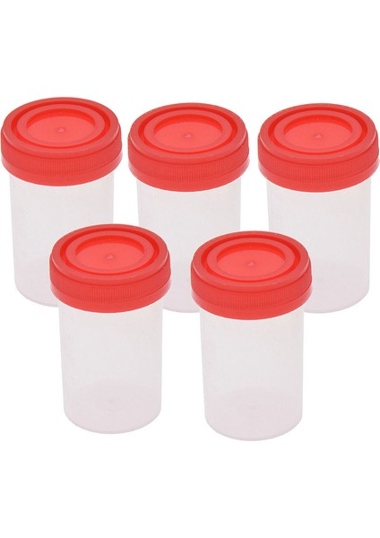 5/10 Adet Hastane 60 ml Idrar Numune Toplama Bardak Şişe Tıbbi Izleme Aracı (Yurt Dışından)