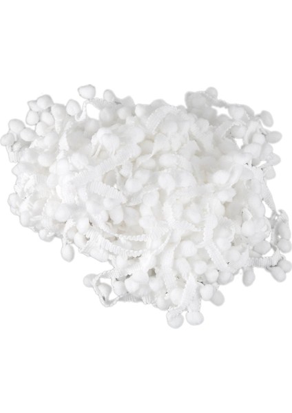 20 Yard 10 mm Ponpon Trim Topu Fge Şerit Dıy Dikiş Aksesuarı Dantel Biz (Yurt Dışından) fiyatları