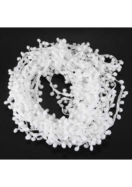 20 Yard 10 mm Ponpon Trim Topu Fge Şerit Dıy Dikiş Aksesuarı Dantel Biz (Yurt Dışından) modelleri