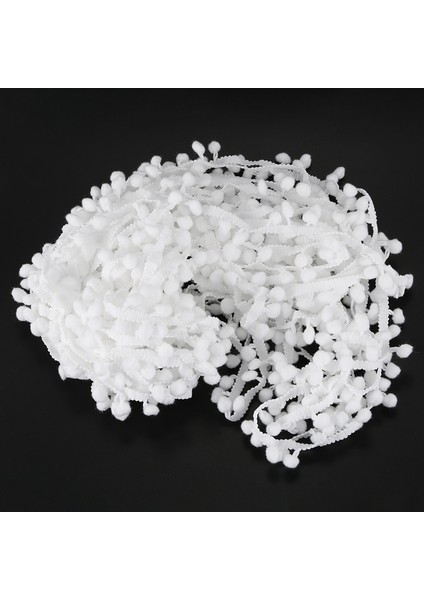 20 Yard 10 mm Ponpon Trim Topu Fge Şerit Dıy Dikiş Aksesuarı Dantel Biz (Yurt Dışından) fırsatları