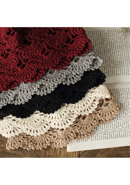 El-Örme Çiçek Içi Boş Ince Kap Bahar ve Yaz Dantel Nefes Fular Tığ Ayak Pamuk Ipliği Şapka Kadın (Yurt Dışından) fırsatları