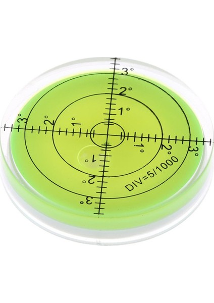 60X12MM Hassas Disk Yuvarlak Dairesel Kabarcık Su Terazisi Ölçme Aracı Hediye Sevıch (Yurt Dışından)
