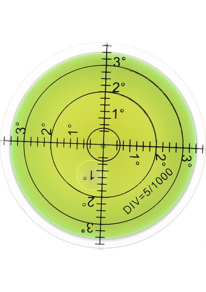 60X12MM Hassas Disk Yuvarlak Dairesel Kabarcık Su Terazisi Ölçme Aracı Hediye Sevıch (Yurt Dışından)