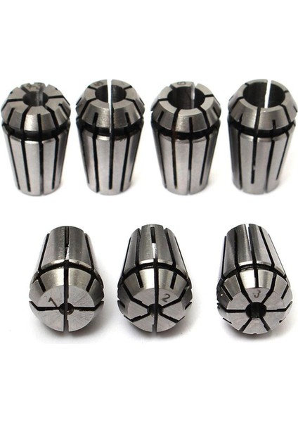 7 Adet 1-7mm ER11 Yaylı Yüksük Cnc Iş Tutma Gravür ve Freze Torna Aracı (Yurt Dışından)