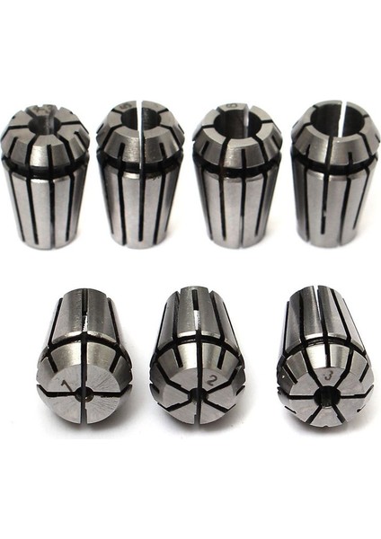 7 Adet 1-7mm ER11 Yaylı Yüksük Cnc Iş Tutma Gravür ve Freze Torna Aracı (Yurt Dışından)