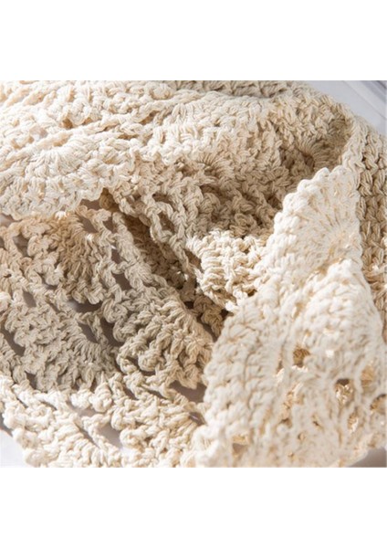 El-Örme Çiçek Içi Boş Ince Kap Bahar ve Yaz Dantel Nefes Fular Tığ Ayak Pamuk Ipliği Şapka Kadın (Yurt Dışından) indirimleri