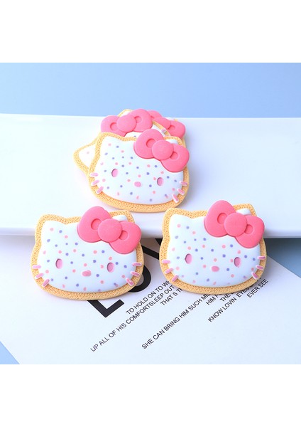 Yeni Karikatür Kt Kedi Reçine Aksesuarları Ev Yapımı Cep Telefonu Kılıfı Malzemesi Diy El Yapımı Krem Tutkal Saç Halat Dolum (Yurt Dışından) fırsatları