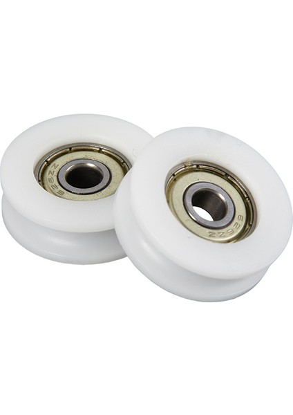 Yüksek Kaliteli U Oluk Makaralı Kasnak Rulman Çelik Rulman Makaralı Enjeksiyon Kaplı U Şeklinde Kasnak Tekerlek Slayt Kapı Pencere 6*30*10MM Nicle (Yurt Dışından)