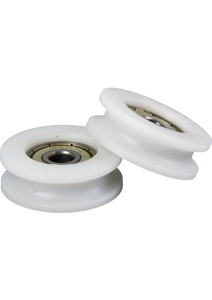 Yüksek Kaliteli U Oluk Makaralı Kasnak Rulman Çelik Rulman Makaralı Enjeksiyon Kaplı U Şeklinde Kasnak Tekerlek Slayt Kapı Pencere 6*30*10MM Nicle (Yurt Dışından)