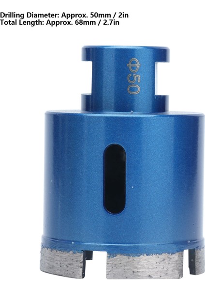 Boba 50MM Elmas Matkap Ucu El Delik Açıcı Mermer Granit Seramik Fayans M14 Dişi Konu (Yurt Dışından) modelleri