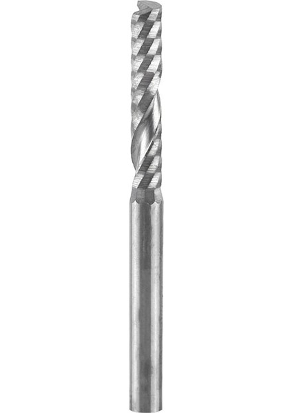 10 Adet 1/8in Shank Tek Flüt Uçlu Freze Kesici Cnc Takım Uçları 38MM Uzunluk (Yurt Dışından)