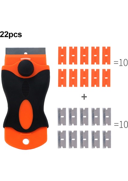 22 Adet/takım Kaymaz Saplı Otomotiv Filmi Araçları Cam Pencere Temizleme Kazıyıcı (Yurt Dışından) fiyatları