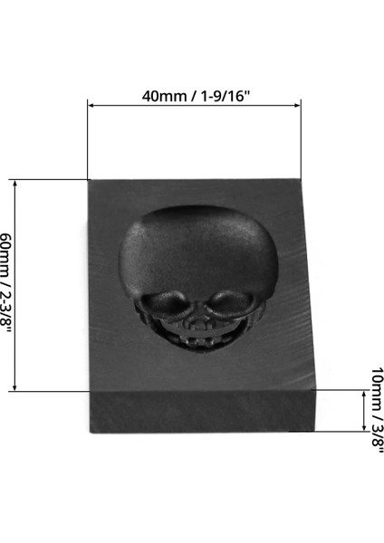 Döküm Kalıbı, Kafatası Grafit Döküm Külçe Kalıbı Eritme Için Pota Kalıbı Döküm Rafineri Metal Alüminyum Bakır Pirinç (Yurt Dışından) fırsatları
