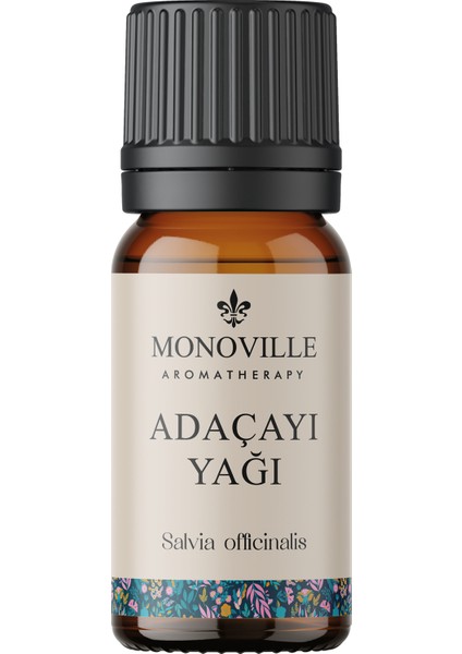 Adaçayı ( Acı Elma ) Uçucu Yağı 10 ml %100 Saf Ve Doğal ( Sage Essential Oil )