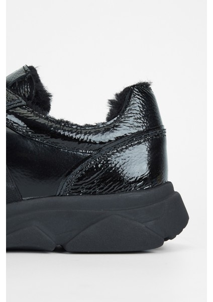 Kadın Siyah Rugan Deri Sneakers & Spor Ayakkabı 996 117-1 Bn Ayk SK23/24 indirimleri
