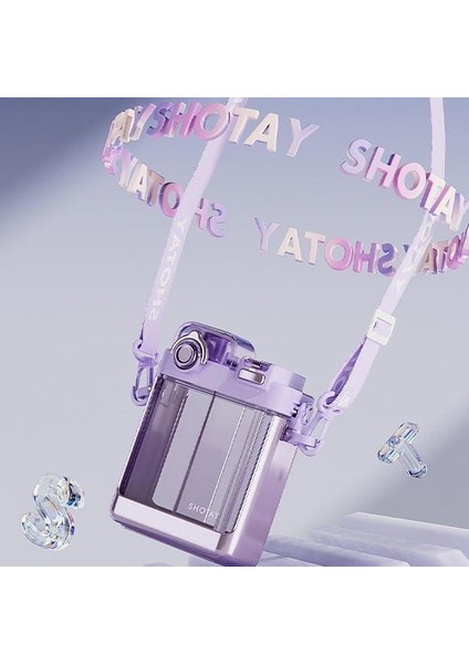 Shotay Çift Gözlü Bpa Free Tritan 700 ml Pastel Mor fiyatları