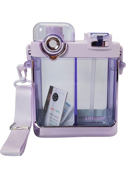 Shotay Çift Gözlü Bpa Free Tritan 700 ml Pastel Mor fırsatları