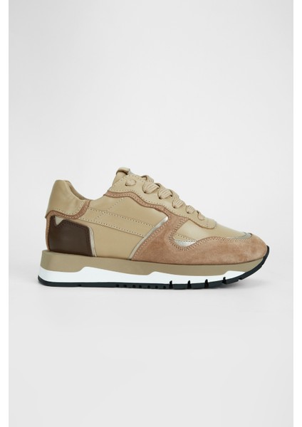 Kadın Çikolata Hakiki Deri Sneakers & Spor Ayakkabı 996 119-1 Bn Ayk SK23/24