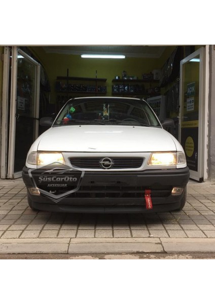 ŞüsCarOto Aksesuar Opel Astra F 1991-1998 Uyumlu Üniversal Astra H Lip Esnek Ön Lip 2 Parça Tampon Altı Dil Karlık Ön Ek