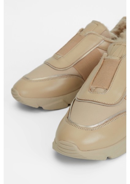 Kadın Vizon Deri Sneakers & Spor Ayakkabı 996 117-1 Bn Ayk SK23/24 modelleri