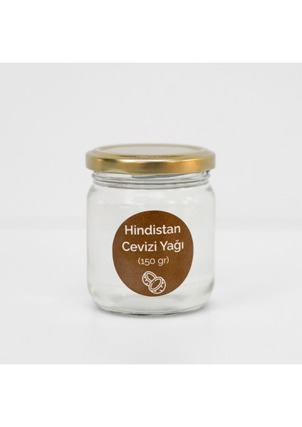 Soğuk Sıkım Hindistan Cevizi Yağı - 150 G