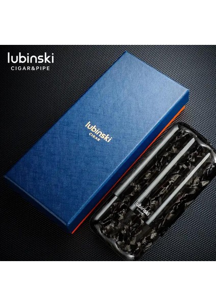Lubinski Carbonfiber Puro Kılıfı Siyah 3lü (60RING)