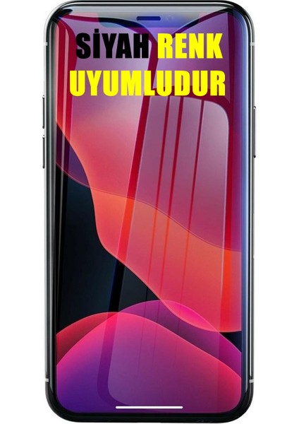 Apple iPhone 7 Ekran Koruyucu Premium Seri Full Büyük Kavisli Apple iPhone 7-Siyah