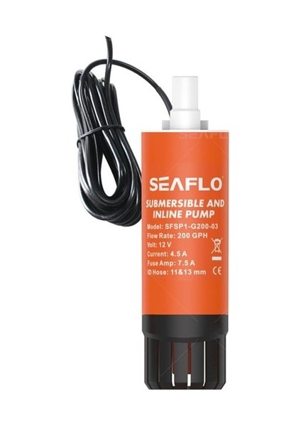 Seaflo Su ve Yakıt Pompası 200 Gph Maşasız