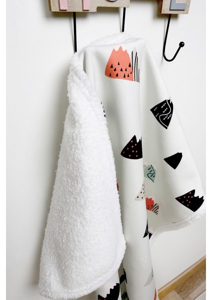 Fluffy Bebek Battaniyesi Anne Bebek Yenidoğan 80x100 Cm Poyraz Koyun Tüyü Battaniye fırsatları