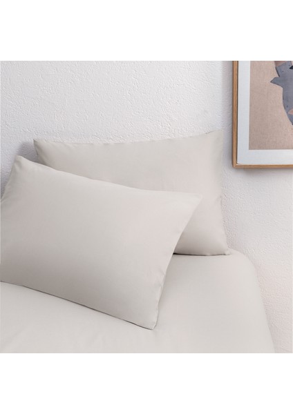 Bedding Noah Standart Yastık Kılıfı 2'li 50 x 70 cm - Bej