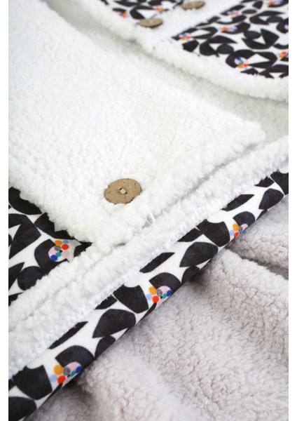 Bebek Dış Kundak Battaniyesi Uyku Tulumu Bebek Arabası Puset Minderi Örtüsü Fluffy Battaniye Bb-502 fırsatları