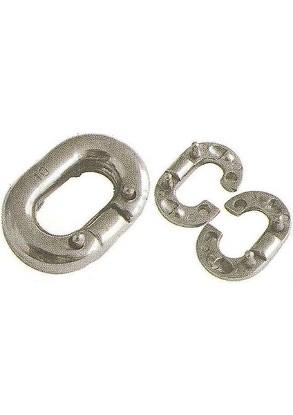 Atlı Zincir Ek Baklası Krom 06 mm