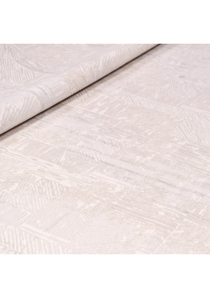 Krem Modern Makine Halısı