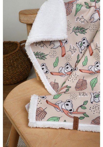 Fluffy Bebek Battaniyesi Anne Bebek Yenidoğan 80x100 Cm Koala Koyun Tüyü Battaniye modelleri