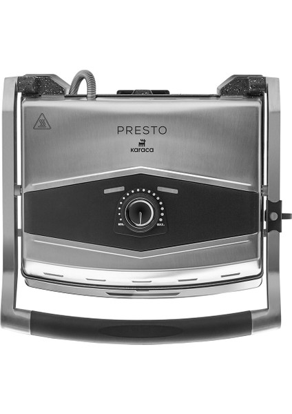 Presto 2001 Izgara ve Tost Makinesi Inox 2000W 6 Dilimli