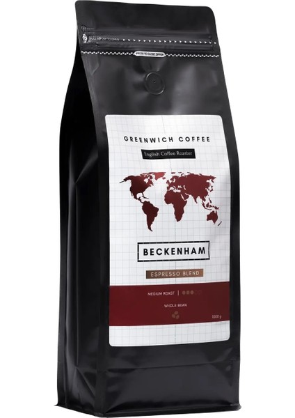 Beckenham Espresso Blend Çekirdek Kahve 1000 gr ( %100 Arabica )