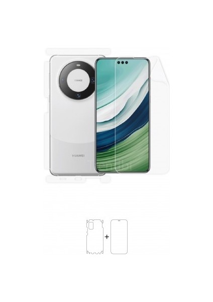 Huawei Mate 60 Pro Ön, Arka ve Yan 360 Derece Tam Kaplama Poliüretan Film